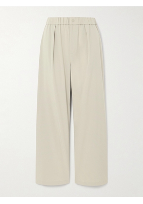 Varley - Kayson Pleated Stretch Recycled Wide-leg Pants - Green - x small,small,medium,large,x large