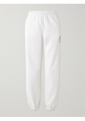 Polo Ralph Lauren - + Wimbledon Embroidered Cotton-blend Jersey Track Pants - White - xx small,x small,small,medium,large,x large