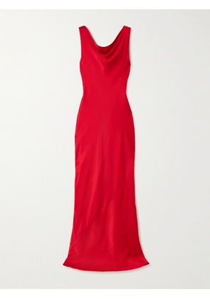 Norma Kamali - Satin Gown - Red - x small,small,medium,large,x large