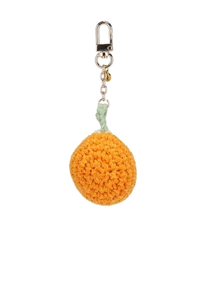 petit moments Knit Fruit Keychain Set in Yellow.