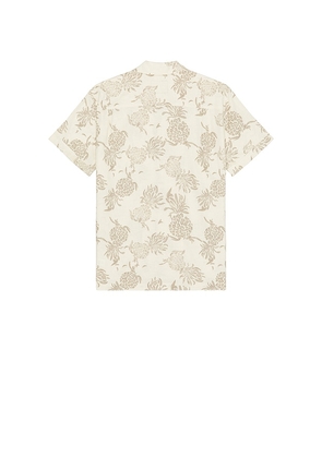 Rails Atlas Camp Shirt in Cream. Size M. Also in L, S, XL/1X.