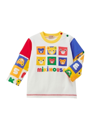 Miki House Bear Print T-Shirt