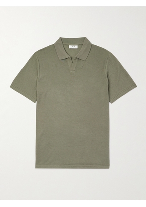 NN07 - Paul 3462 Organic Cotton and Lyocell-Blend Piqué Polo Shirt - Men - Green - S