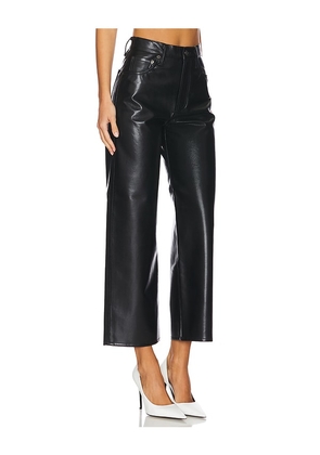 AGOLDE Ren High Rise Straight in Black. Size 25. Also in 32, 33, 34.