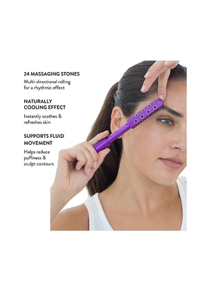 Nurse Jamie Instant UpLift Massaging Beauty Roller in Purple.