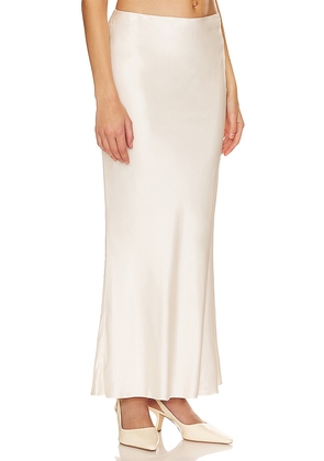 NBD Neveah Maxi Skirt in Ivory. Size XXS. Also in L, M, S, XL.