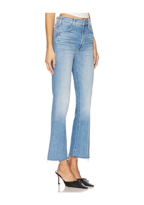 MOTHER The Hustler Ankle Fray Jeans in Blue. Size 25. Also in 27, 34.