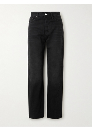 TOTEME - Mid-rise Straight-leg Organic Jeans - Black - 24,25,26,27,28,29,30,31,32