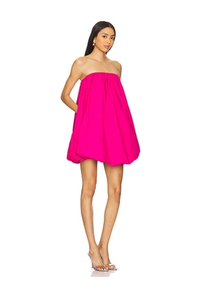 Susana Monaco Poplin Bubble Dress in Sugar in Fuchsia. Size S. Also in L, M, XS.