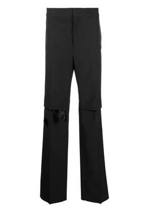 Givenchy distressed wool trousers - Grey