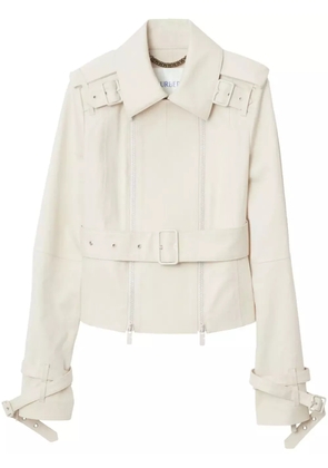 Burberry cotton trench jacket - Neutrals