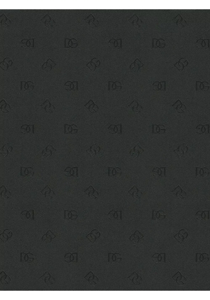 Dolce & Gabbana monogram logo-print wallpaper - Black