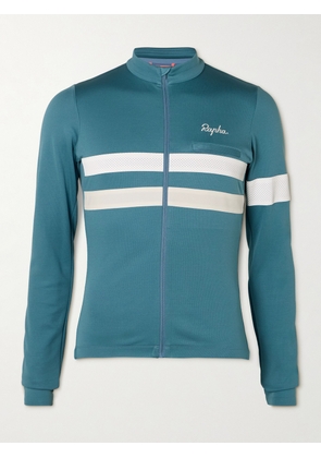 RAPHA - Brevet Windblock Panelled Recycled Cycling Jersey - Men - Blue - S