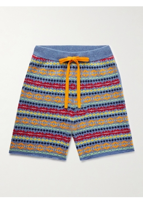 The Elder Statesman - Fair Isle Cashmere Shorts - Men - Multi - S