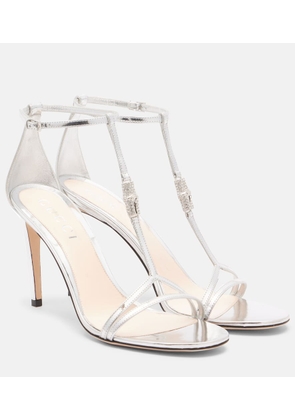 Gucci Embellished leather sandals
