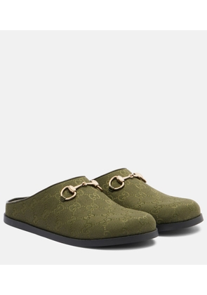 Gucci New Sol GG canvas clogs