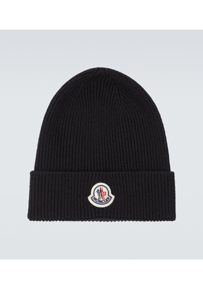 Moncler Ribbed-knit wool beanie