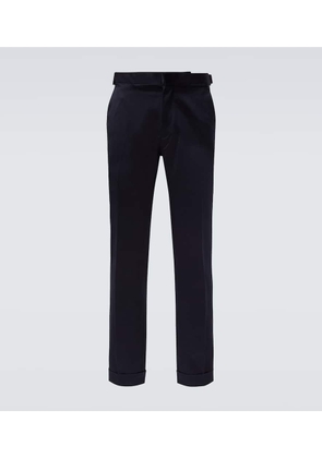 Tom Ford Shelton cotton satin suit pants