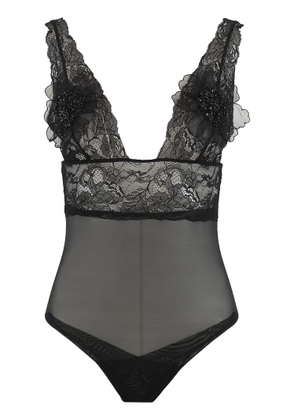 Elisabetta Franchi Lace Bodysuit