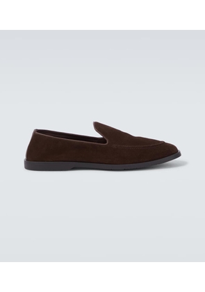 George Cleverley Cornwall suede loafers