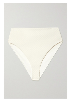 MARA HOFFMAN - + Net Sustain Imina Recycled Stretch-jacquard Bikini Briefs - Off-white - x small,small,medium,large,x large