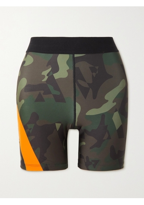 AARMY - Romeo Camouflage-print Stretch Shorts - Green - x small,small,medium,large,x large