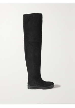 The Row - Billie Suede Over-the-knee Boots - Black - IT36,IT36.5,IT37,IT37.5,IT38,IT38.5,IT39,IT39.5,IT40,IT40.5,IT41,IT41.5,IT42
