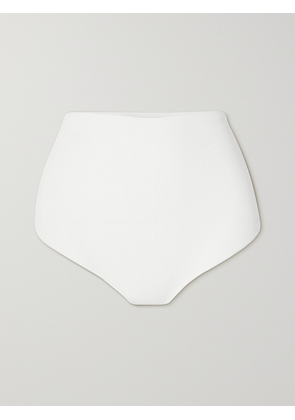 The Row - Ribbed Stretch-jersey Briefs - White - x small,small,medium,large,x large