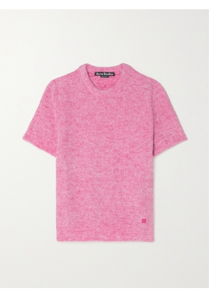 Acne Studios - Recycled-fleece Sweater - Pink - xx small,x small,small,medium,large,x large