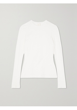 Givenchy - Cutout Stretch-jersey Top - White - FR 34,FR 36,FR 38,FR 40,FR 42,FR 44