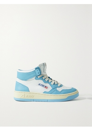 Autry - Medalist Two-tone Leather High-top Sneakers - Blue - IT35,IT36,IT37,IT38,IT39,IT40,IT41,IT42
