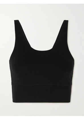 CDLP - + Net Sustain Cropped Stretch-tencel Lyocell Top - Black - x small,small,medium,large,x large