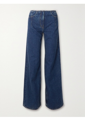 Givenchy - Distressed Mid-rise Flared Jeans - Blue - FR 34,FR 36,FR 38,FR 40,FR 42,FR 44