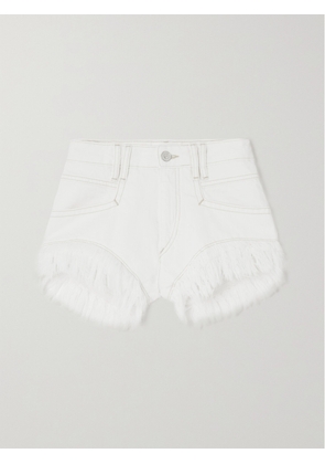 Marant Étoile - Eneidao Frayed Denim Shorts - White - FR 32,FR 34,FR 36,FR 38,FR 40,FR 42,FR 44