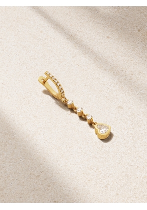 KIMAÏ - Heart Lover 18-karat Recycled Gold Laboratory-grown Diamond Single Earring - One size
