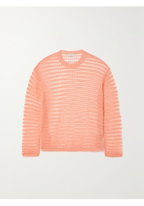 Dries Van Noten - Open-knit Sweater - Orange - x small,small,medium,large