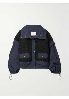 Ulla Johnson - Aidan Shell And Fleece Jacket - Blue - small,medium,large,x large