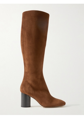 Aeyde - Ariana Leather Knee Boots - Brown - IT35,IT36,IT37,IT38,IT39,IT40,IT41,IT42