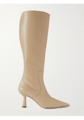 Aeyde - Esme Leather Knee Boots - Cream - IT35,IT36,IT37,IT38,IT39,IT40,IT41,IT42