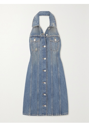 Givenchy - Denim Halterneck Dress - Blue - FR 34,FR 36,FR 38,FR 40,FR 42,FR 44