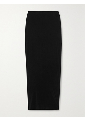 WARDROBE.NYC - Stretch-knit Maxi Skirt - Black - xx small,x small,small,medium,large,x large