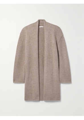 The Row - Ernesto Alpaca And Silk-blend Cardigan - Brown - x small,small,medium,large,x large