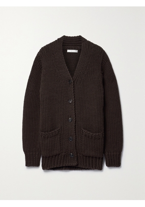 The Row - Evesham Merino Wool Cardigan - Brown - x small,small,medium,large,x large