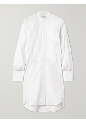 Isabel Marant - Rineta Pintucked Cotton-poplin Shirt Dress - White - FR 34,FR 36,FR 38,FR 40,FR 42,FR 44
