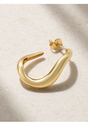 KIMAÏ - Wavy 18-karat Recycled Gold Single Hoop Earring - One size