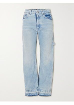 Stella McCartney - Distressed Mid-rise Straight-leg Jeans - Blue - 24,25,26,27,28,29,30,31,32