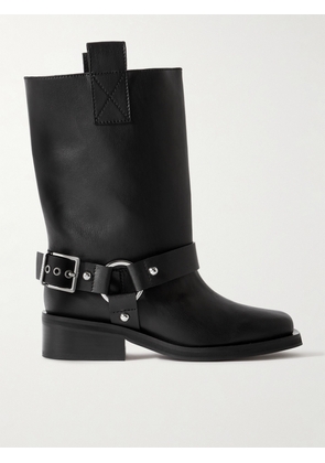 GANNI - + Net Sustain Recycled-leather Boots - Black - IT35,IT36,IT37,IT38,IT39,IT40,IT41