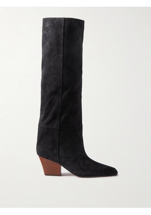 Paris Texas - Jane Suede Knee Boots - Black - IT36,IT36.5,IT37,IT37.5,IT38,IT38.5,IT39,IT39.5,IT40,IT40.5,IT41,IT41.5,IT42