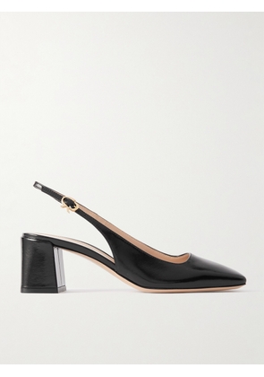 Gianvito Rossi - Nuit 55 Glossed-leather Slingback Pumps - Black - IT35,IT36,IT36.5,IT37,IT37.5,IT38,IT38.5,IT39,IT39.5,IT40,IT40.5,IT41,IT41.5,IT42