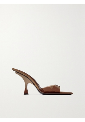 The Attico - Ester Pvc Mules - Brown - IT35,IT35.5,IT36,IT36.5,IT37,IT37.5,IT38,IT38.5,IT39,IT39.5,IT40,IT40.5,IT41,IT41.5,IT42